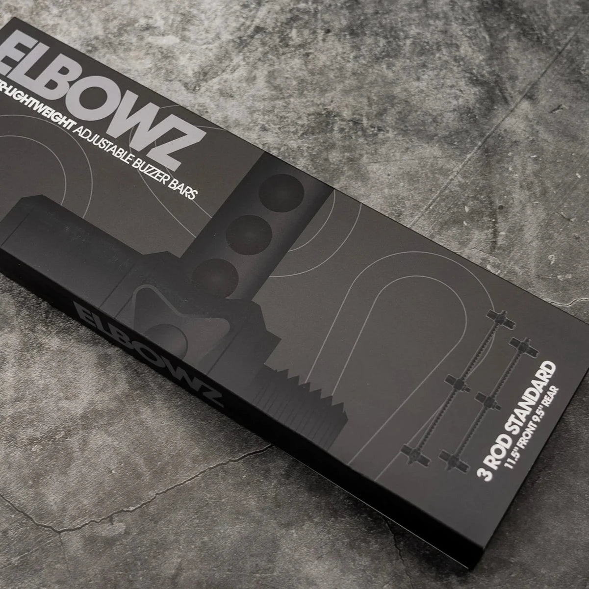 Elbowz Black Anodised Aluminium (Pair)