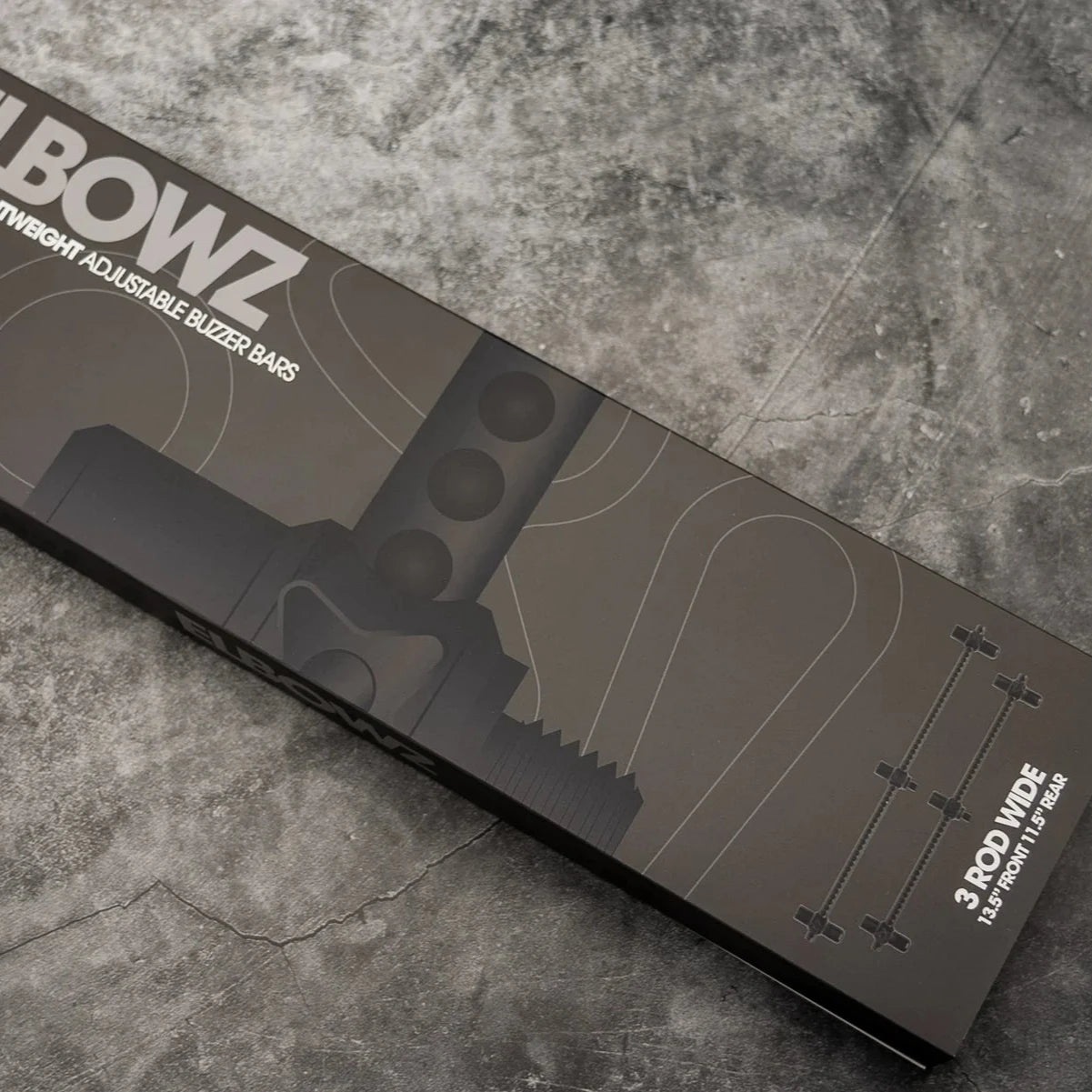 Elbowz Black Anodised Aluminium (Pair)