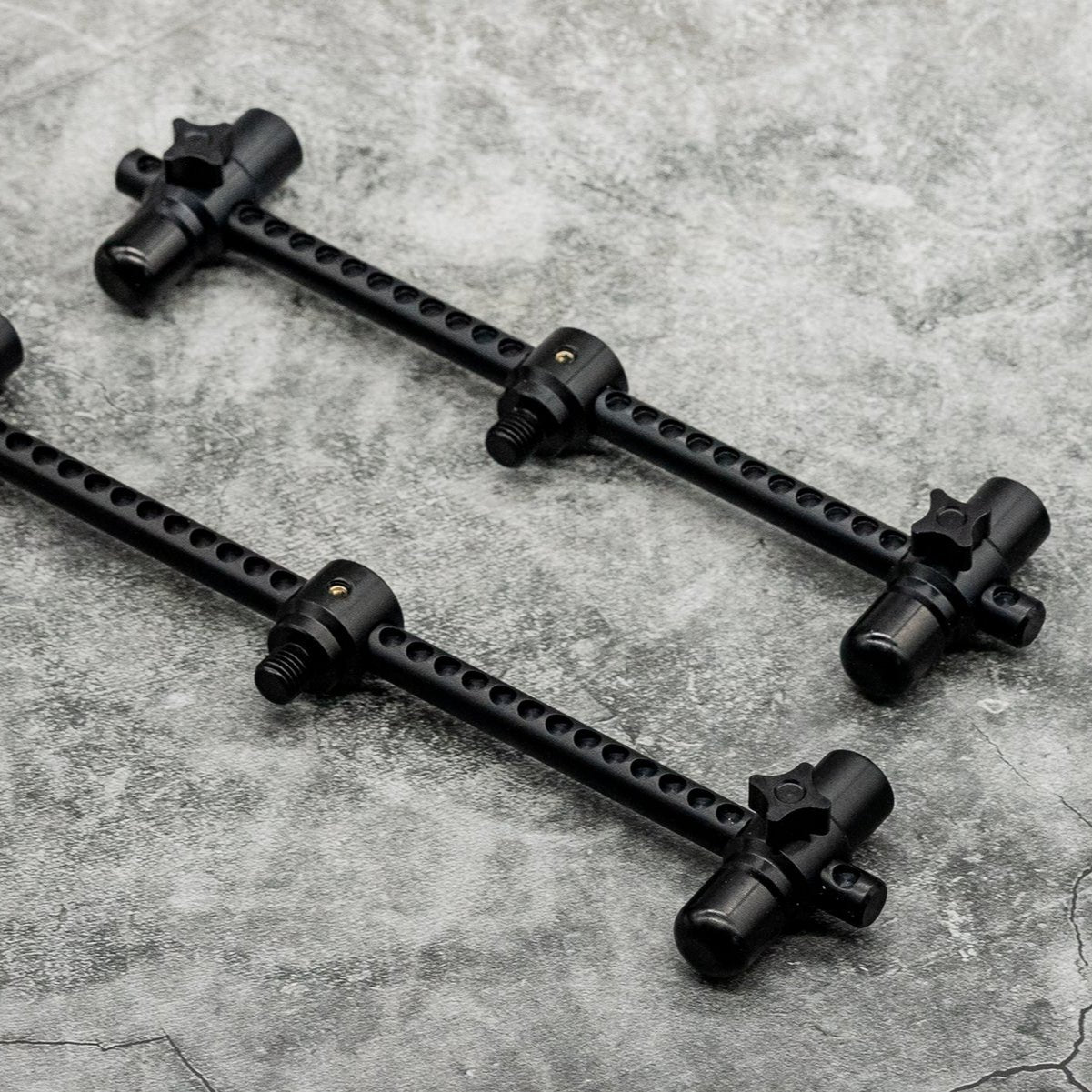 Elbowz Black Anodised Aluminium (Pair)