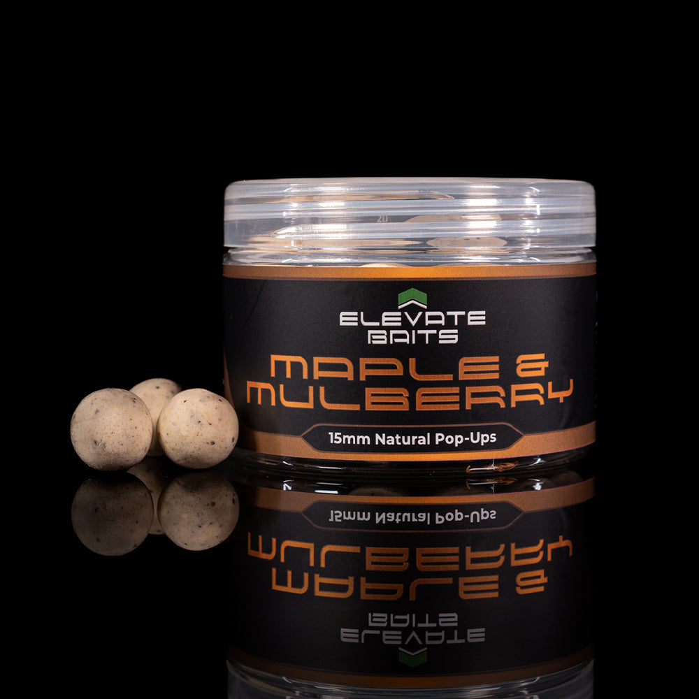 Elevate Baits Maple & Mulberry Natural Pop Ups