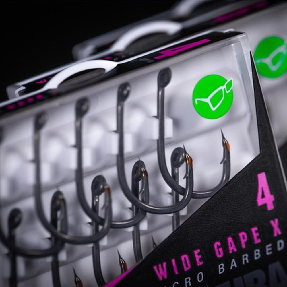 Korda Kamakura Wide Gape X Hooks - Micro Barbed