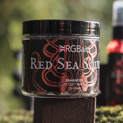 RG Baits Enhanced Cork Dust Wafters - Red Sea Squid