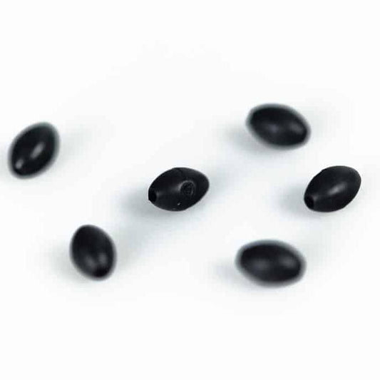 5mm RUBBER CROOK BEADS