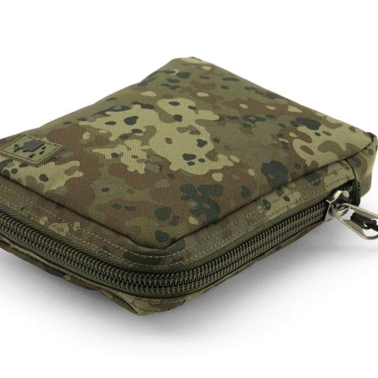 600D CAMFLECK SOLID ZIP POUCH LARGE