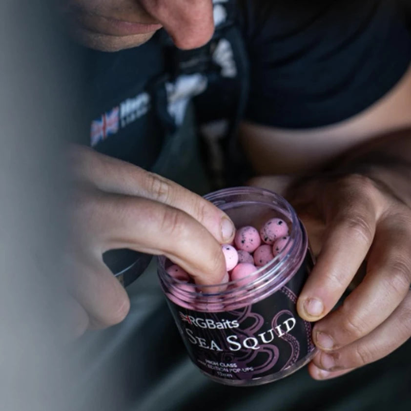 RG Baits 'High Class' Pink Edition Pop-Ups + Booster - Red Sea Squid