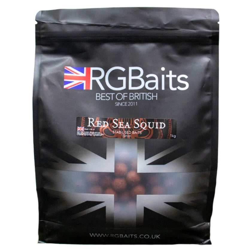RG Baits Stabilised Boilies - Red Sea Squid