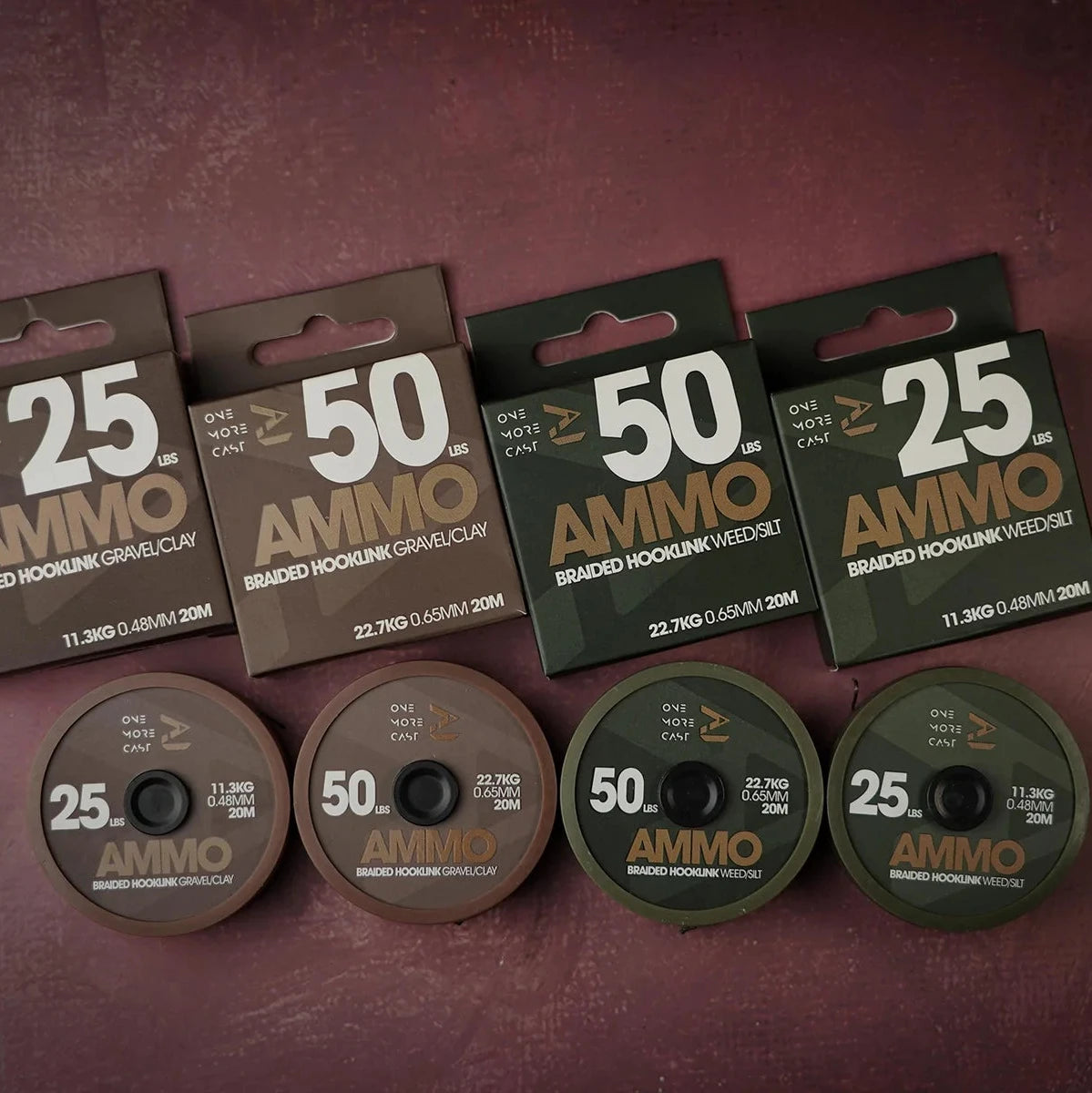 AMMO Camo Braided Hooklink