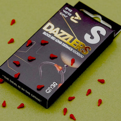 Dazzlers Blood Red Long Distance Hookbead