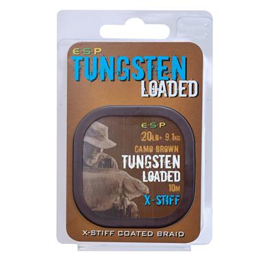 ESP Tungsten Loaded Braid, 20lb Brown, X Stiff
