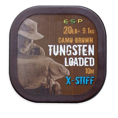 ESP Tungsten Loaded Braid, 20lb Brown, X Stiff