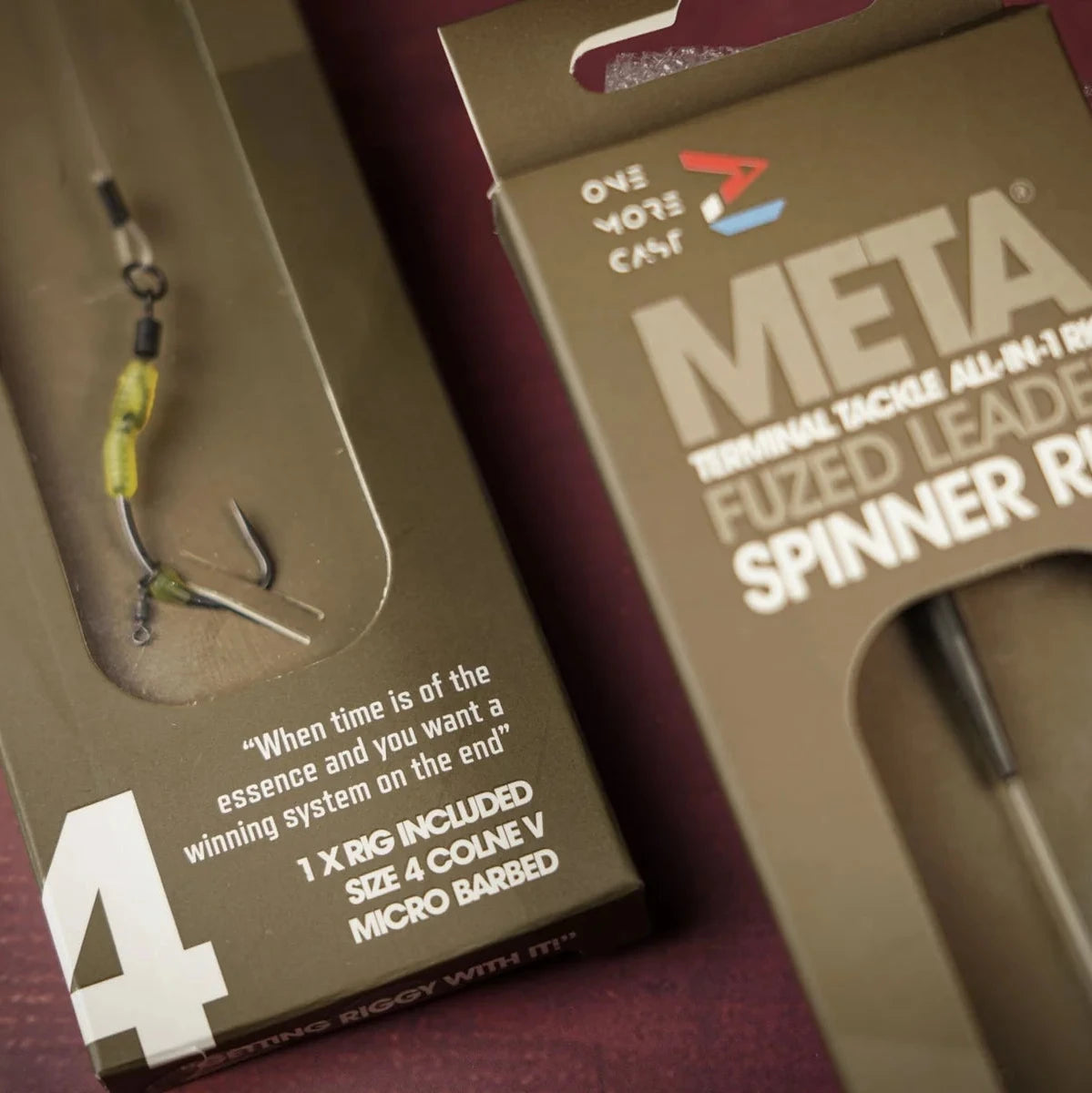 Meta Terminal Tackle All-In-1 Fuzed Leader Lead clip Cornaliner Spinner Rig
