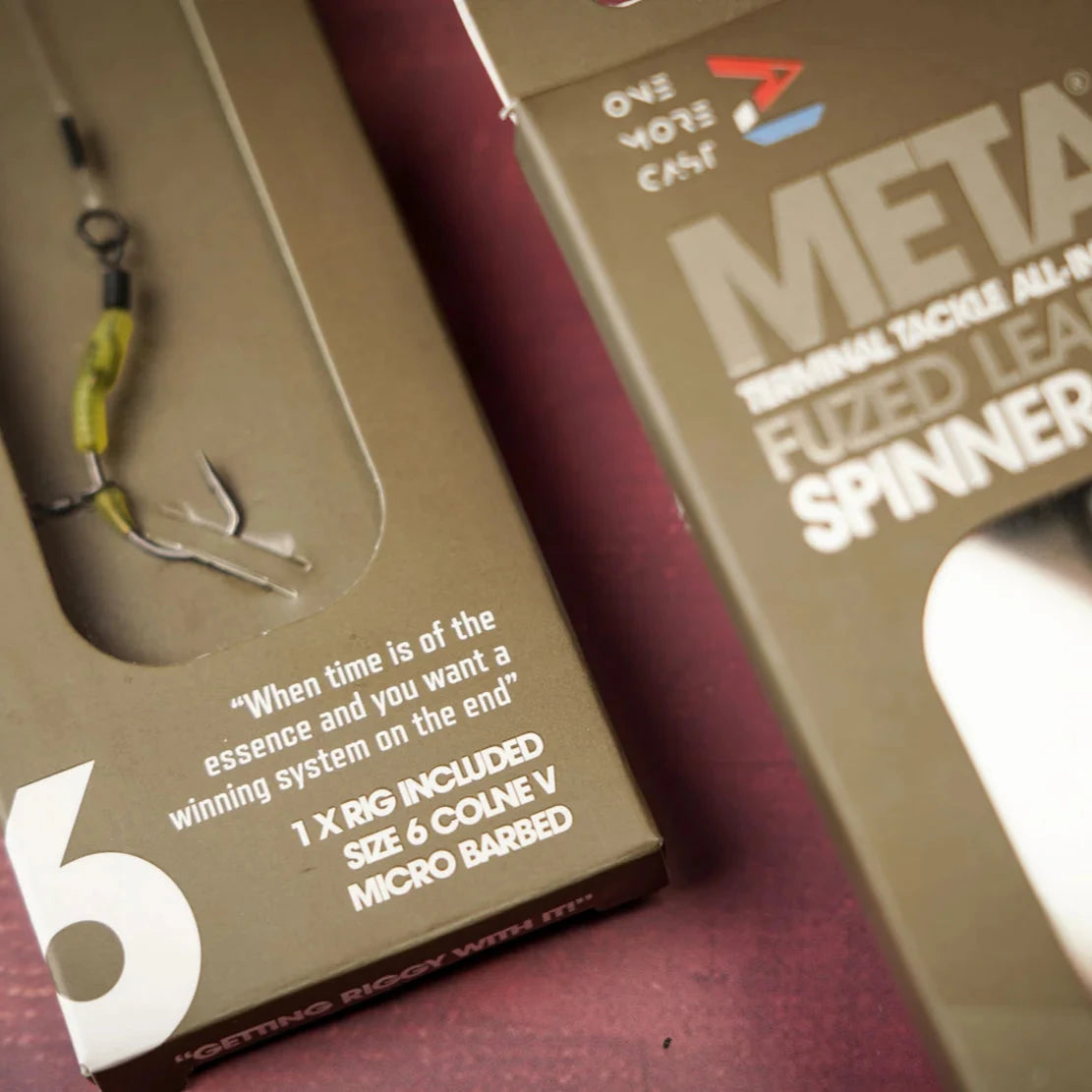 Meta Terminal Tackle All-In-1 Fuzed Leader Lead clip Cornaliner Spinner Rig