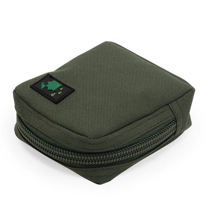 OLIVE 600D MEDIUM SOLID ZIP POUCH