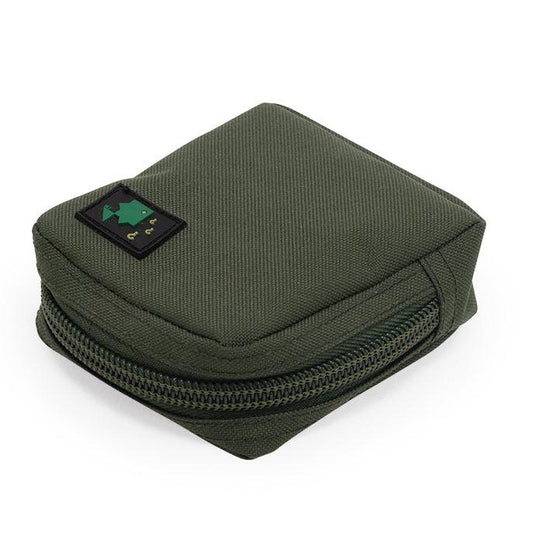 OLIVE 600D MEDIUM SOLID ZIP POUCH