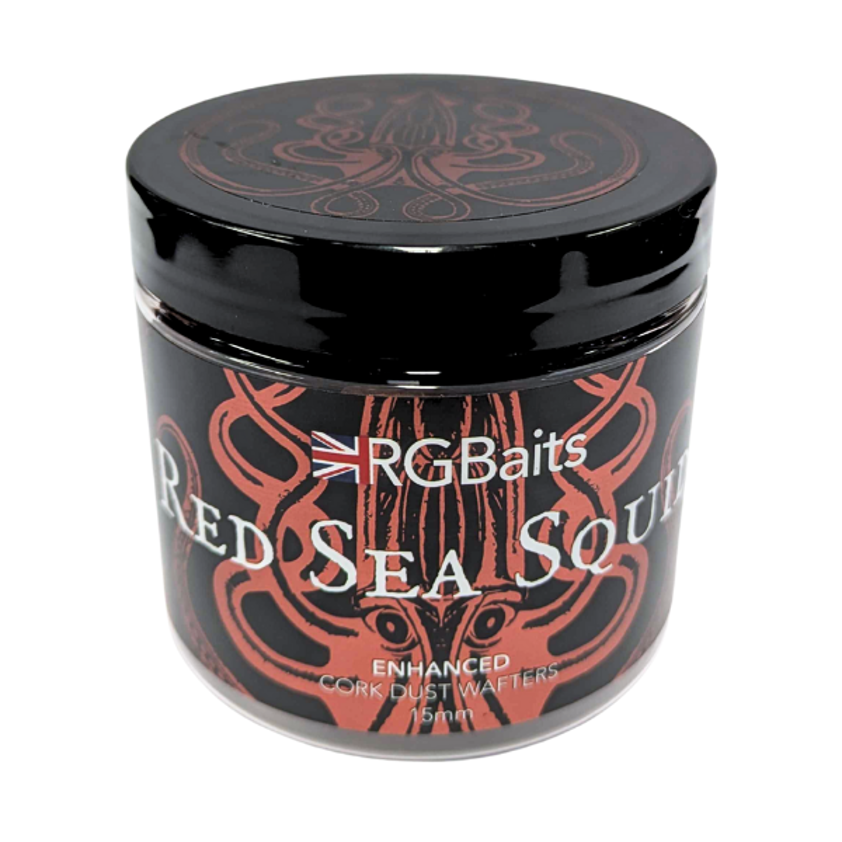 RG Baits Enhanced Cork Dust Wafters - Red Sea Squid