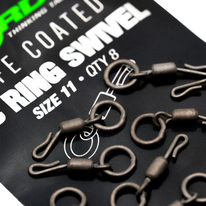 Korda PTFE Coated QC Ring Swivel