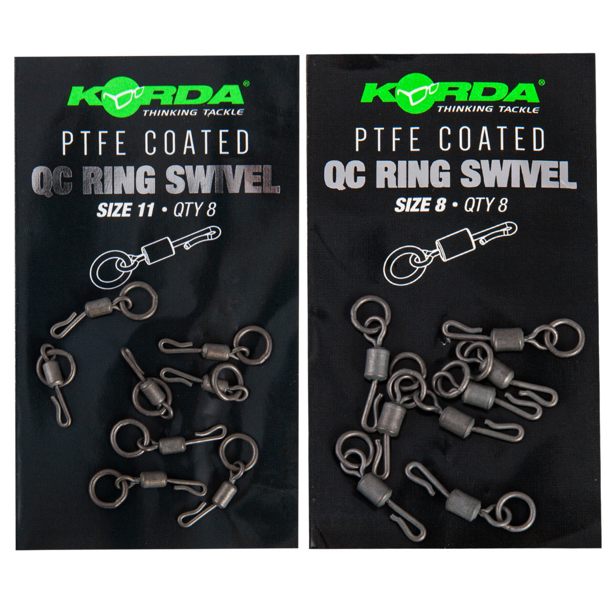 Korda PTFE Coated QC Ring Swivel