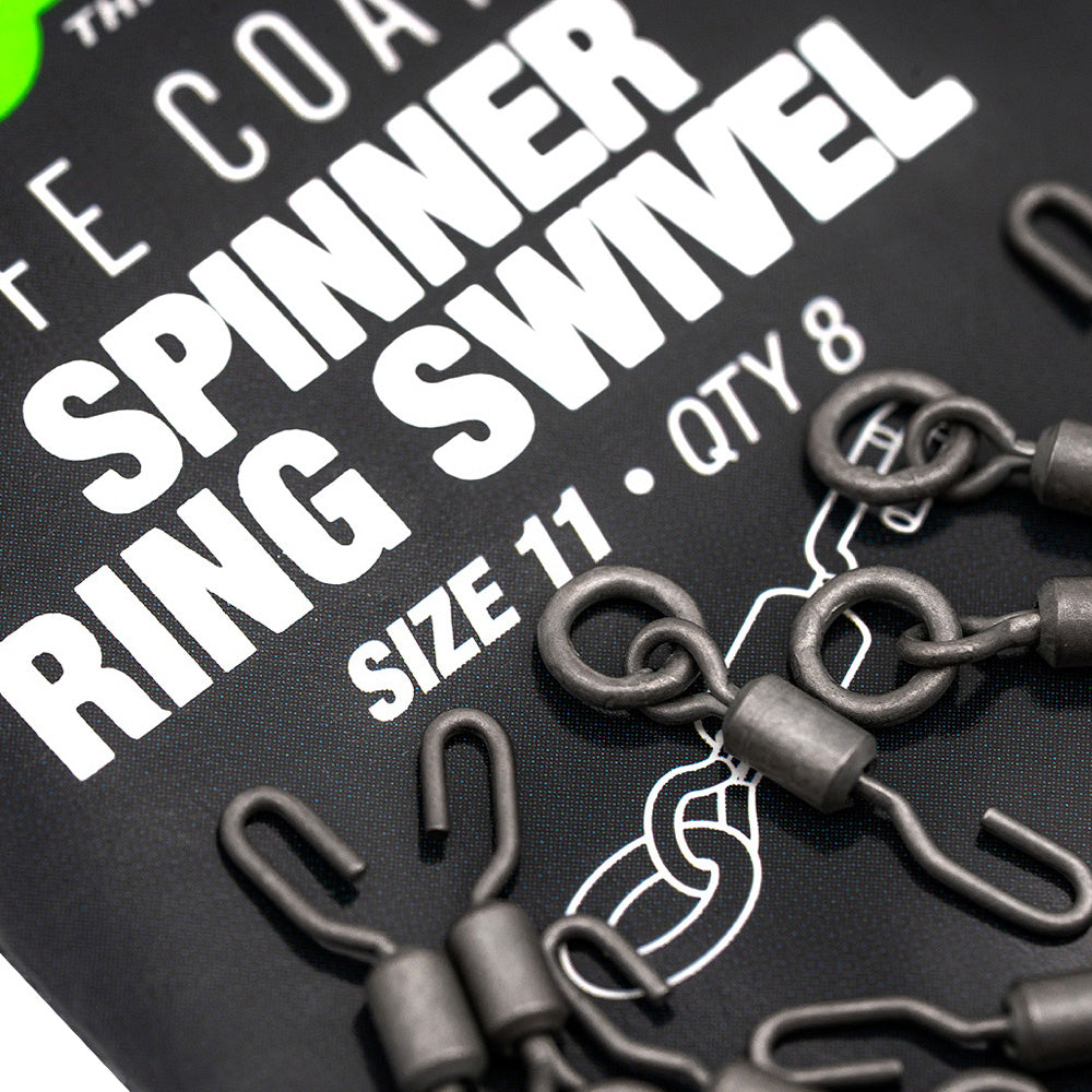 Korda PTFE Coated Spinner Ring Swivel size 11