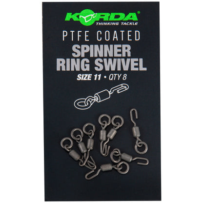 Korda PTFE Coated Spinner Ring Swivel size 11