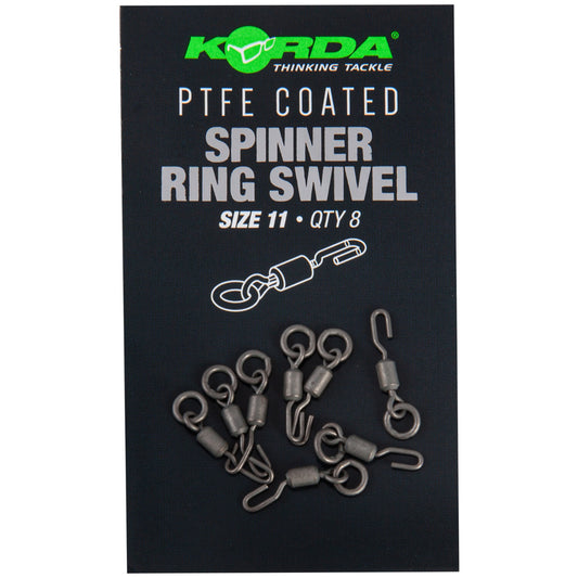Korda PTFE Coated Spinner Ring Swivel size 11