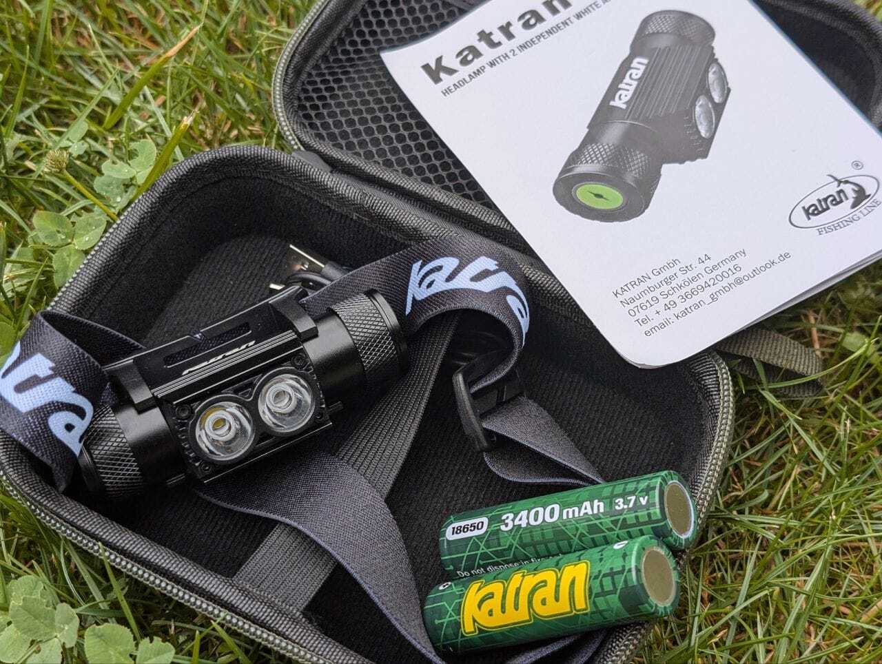 Katran - Headlamp – W/B460 PRO (case + battery)