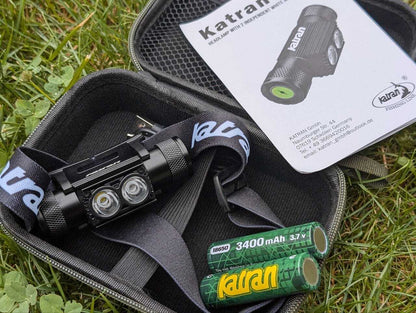 Katran - Headlamp – W/B460 PRO (case + battery)