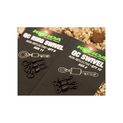 Korda - Quick Change Ring Swivel Size 8